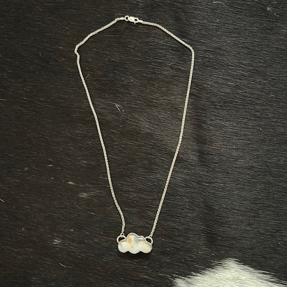 White Buffalo Cloud Necklace